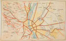 Budapest Main Roads. Circa 1930.