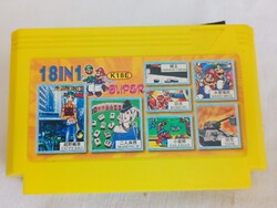 Video Game Cartridge 36 - K18E - Yellow Cartridge Nintendo Clone