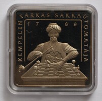 500 Ft 2002 - Kempelen Farkas sakkautomatája PP patina
