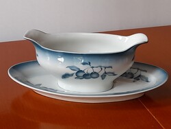 Epiag Royal Porcelain Serving Set - Footed Sauce Dish and Small Handle Plate