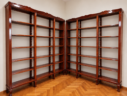 Antique Solid Walnut Bookcase