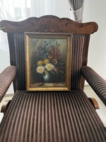 Beautiful Still Life of Flowers Signed