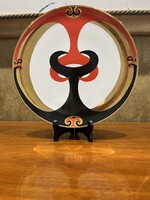 Hollóházi Szász Endre Studio Wall Plate, Serial Numbered