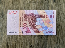 Togo 1000 Francs 2003 XF+