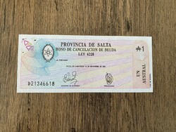 Argentína 1 Austral 1987 UNC