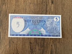 Suriname 5 Gulden 1982 UNC
