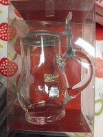 Rastal Linderhof-Seidel Premium Enamel-Lidded Beer Mug