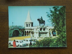 Térhatású Képeslap - Budapest, Halászbástya és Szent István lovasszobra  -  WG-13/694