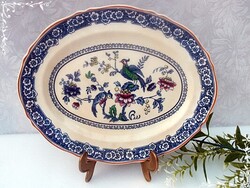 Antique Oval Faience Plate