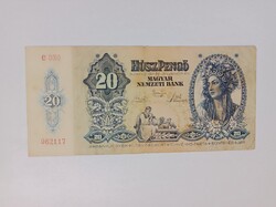 1941-es kibocsátású 20 pengős bankjegy/ numizmatika/.