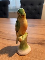 Bodrogkeresztúri kézzel festett papagáj figura