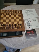 Rare Mephisto Exclusive MM IV Retro Electronic Wooden Chess Set 1987 kgé