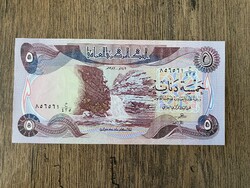 Irak 5 Dínár 1981 UNC