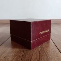 Régi Certina bőr óradoboz