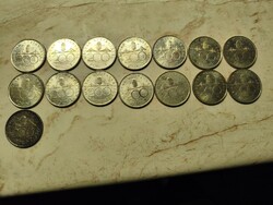 15 db ezüst 200 Ft egyben – 1992, 1993, 1994