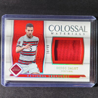 Diogo Dalot 2022 Panini National Treasures Colossal Materials Match-Worn Memorabilia /99 #CO-DDA