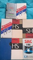 PANASONIC SP 195 – Retro VHS videokazetták, PHILIPS, TDK, SKC – 8 db