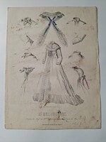 Antik párizsi divatlap, Les Modes Parisiennes, 1867