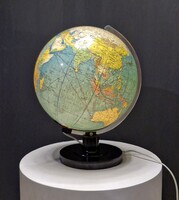Vintage Mid Century Modern Glass Globe Earth