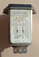 Schaffner hálózati zavarszűrő AC 10A biztosítékkal , használt   .