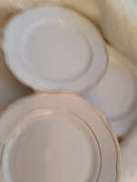 Cake Plate with Gold Edge