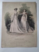 Antik párizsi divatlap, Les Modes Parisiennes, 1867