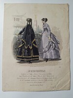 Antik párizsi divatlap, Les Modes Parisiennes, 1867