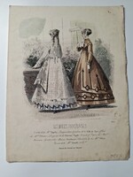 Antik párizsi divatlap, Les Modes Parisiennes, 1867