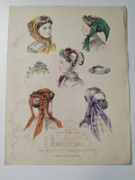 Antik párizsi divatlap, Les Modes Parisiennes, 1867
