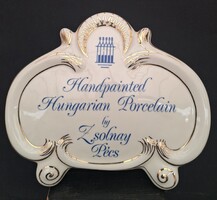 ZSOLNAY LARGE PORCELAIN 