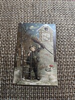 Antique Embossed Greeting Card