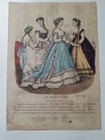 Vintage Paris Fashion Magazine, Le Bon Ton Journal de Modes, February 1867