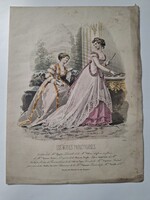 Antik párizsi divatlap, Les Modes Parisiennes, 1867