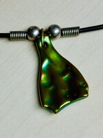 Zsolnay Eosin Glazed Modern Pendant, Necklace