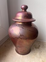 Zsolnay Covered Vase