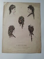 Antik párizsi divatlap, Les Modes Parisiennes, 1867