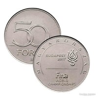 2017 FINA Swimming World Championships 50 Forint in Capsule