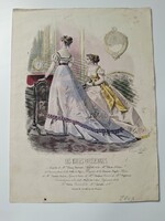 Antik párizsi divatlap, Les Modes Parisiennes, 1867