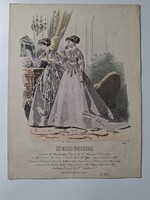 Antik párizsi divatlap, Les Modes Parisiennes, 1867