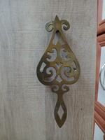 Old antique cast iron coal iron ironing board