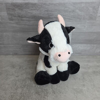 Sparkling-Eyed Plush Cow