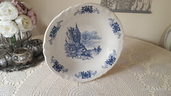 Sarreguemines porcelain dinner plate, serving dish