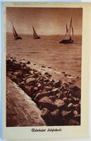 Képeslap, Siófok, üdvözlő, vitorlás (K10)