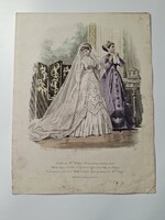 Antik párizsi divatlap, Les Modes Parisiennes, 1867