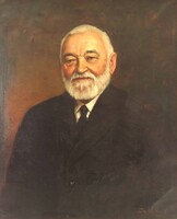 2B719 Devich Sándor (1894-1976): Male Portrait 1944