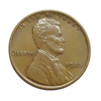 USA, Wheat Cent 1935, EF+, Bronze