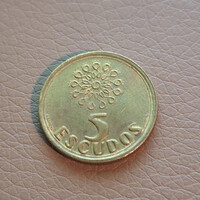 Portugália 5 Escudo, 1997