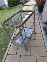 Brass Tea Cart vintage French