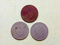 Hungary 3 Different Coins 2 Forint 1950 1951 1960