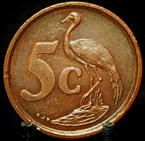 Dél-Afrika 5 cent, 1996 F02D8V+